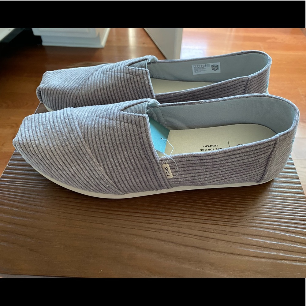 Toms - gray corduroy